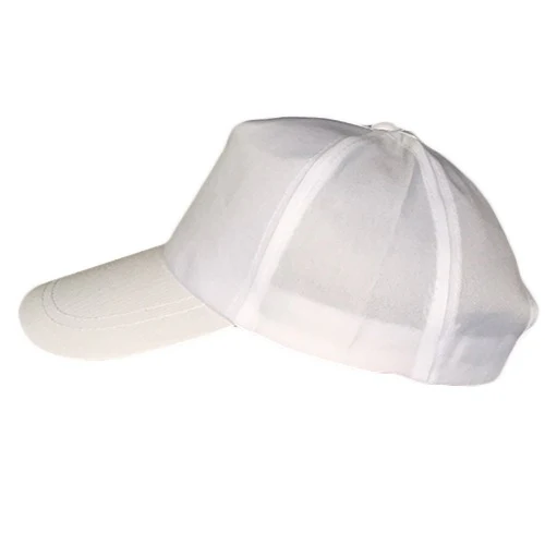 Șapcă albă poliester– personalizabilă, ideală pentru evenimente